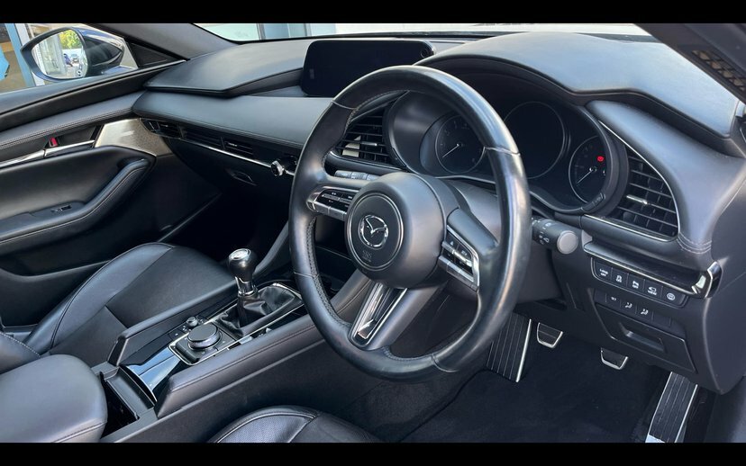 Mazda 3 2.0 Skyactiv-x Mhev Gt Sport Tech Hatchback Pe HN70EBM Black #6