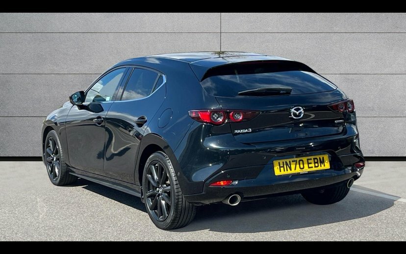 Mazda 3 2.0 Skyactiv-x Mhev Gt Sport Tech Hatchback Pe HN70EBM Black #2