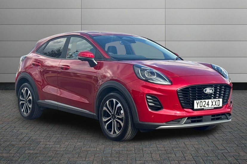 Ford Puma 1.0T Ecoboost Mhev Titanium Suv Hybrid Red