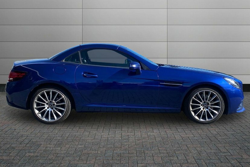 Mercedes-Benz SLC 2.0 Slc200 Amg Line Convertible G-troni Blue #3