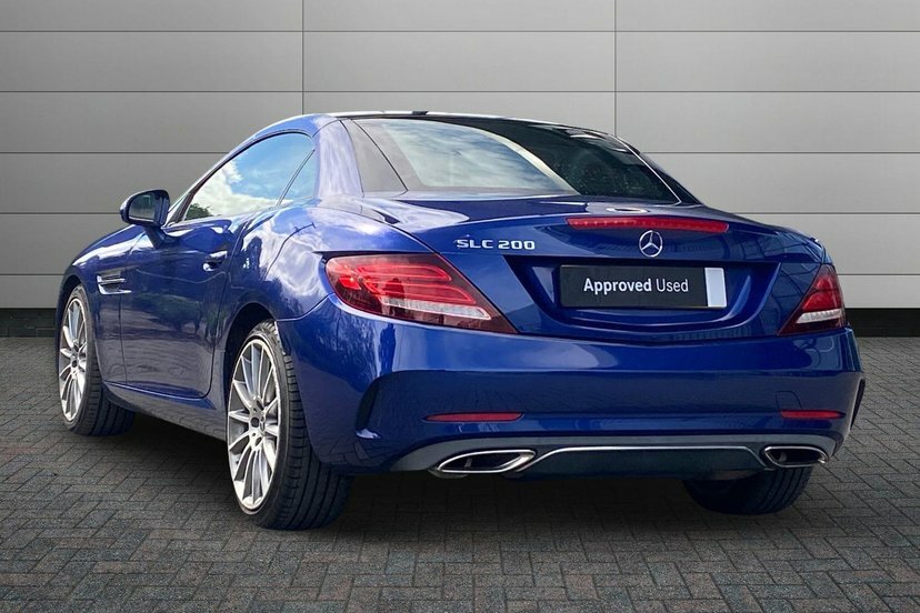 Mercedes-Benz SLC 2.0 Slc200 Amg Line Convertible G-troni Blue #2
