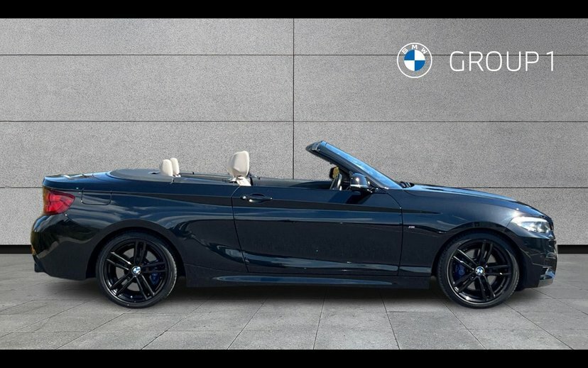 BMW 2 Series M240i Convertible LS20KWM Black #3
