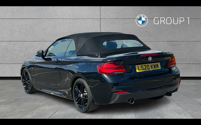 BMW 2 Series M240i Convertible LS20KWM Black #2