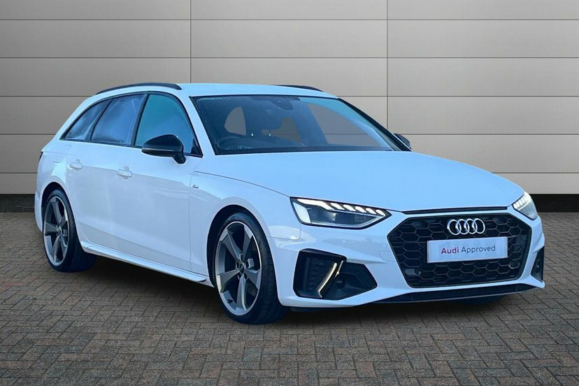 Audi A4 Avant 2.0 Tfsi 35 Black Edition Estate S Tron White