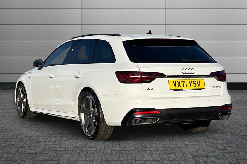 Audi A4 Avant 2.0 Tfsi 35 Black Edition Estate S Tron White #3