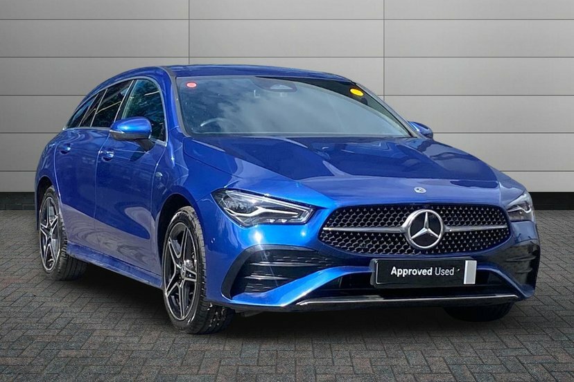 Mercedes-Benz CLA Class 1.3 Cla250e 15.6Kwh Amg Line Executive Shooting Blue
