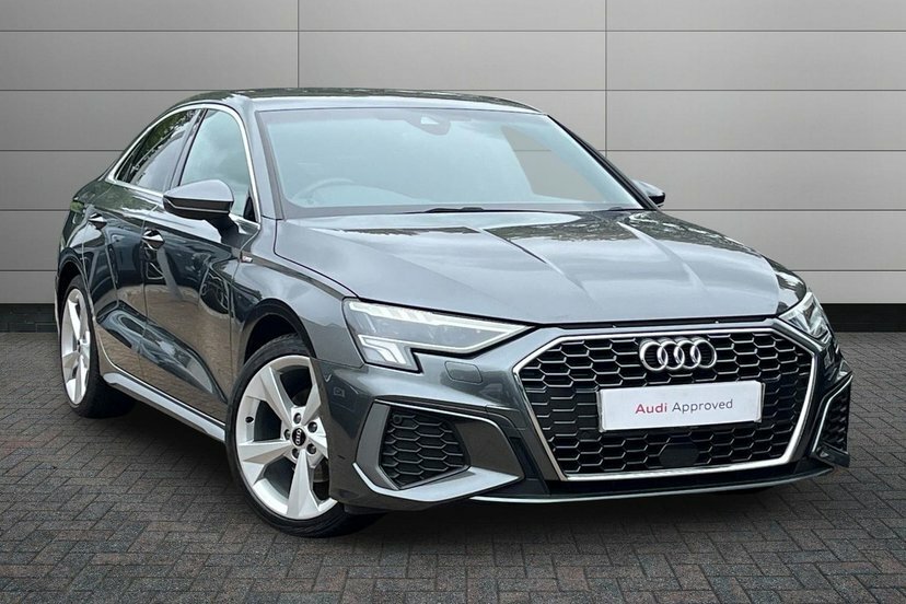 Audi A3 1.5 Tfsi 35 S Line Saloon S Tronic 150 Grey