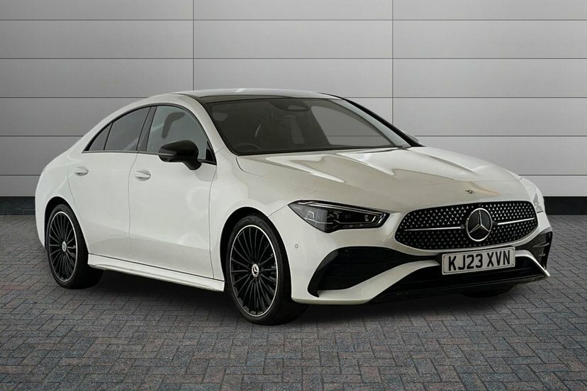 Mercedes-Benz CLA Class Cla 200 Amg Line Premium Plus Coupe White