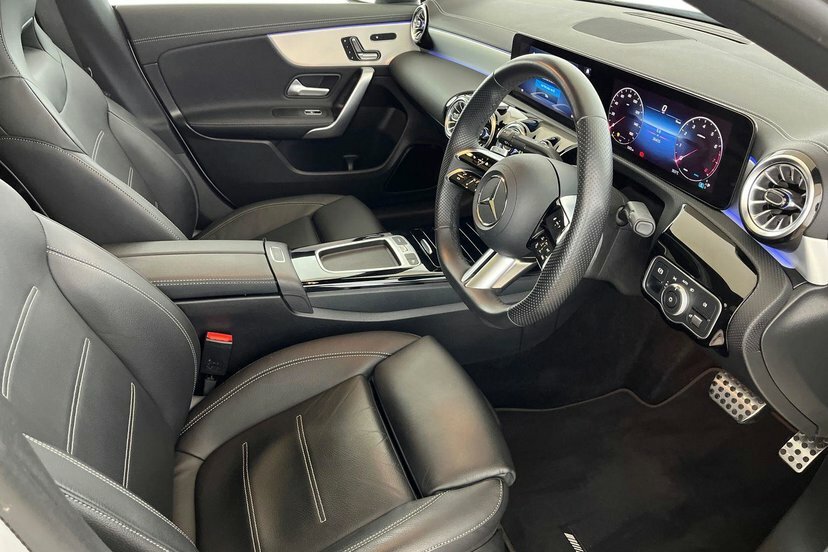 Mercedes-Benz CLA Class Cla 200 Amg Line Premium Plus Coupe KJ23XVN White #5