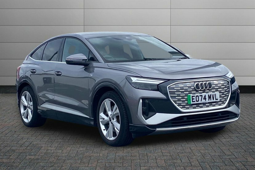 Audi Q4 E Tron 50 S Line Sportback Quattro 82Kw Grey