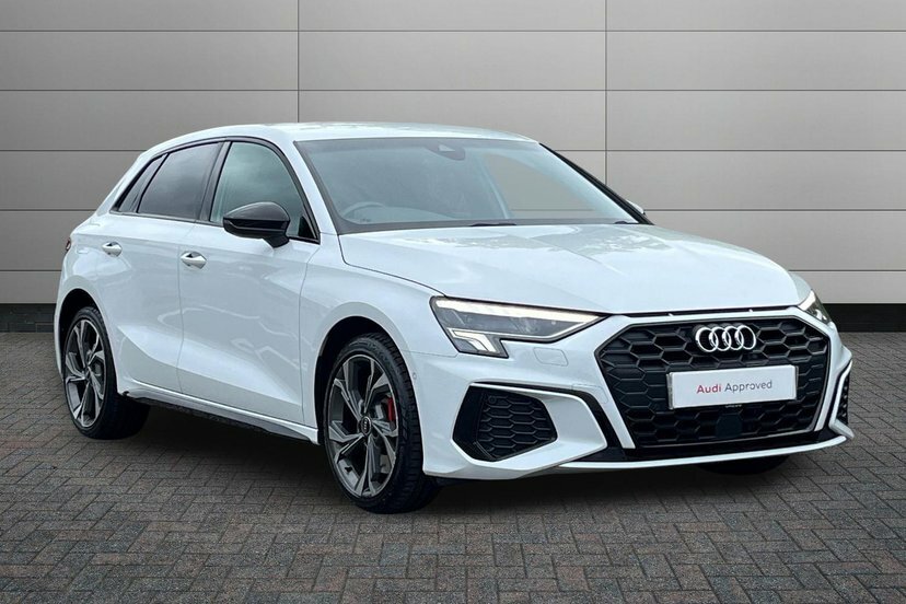 Audi A3 1.4 Tfsie 45 S Line Competition Sportback Petr White