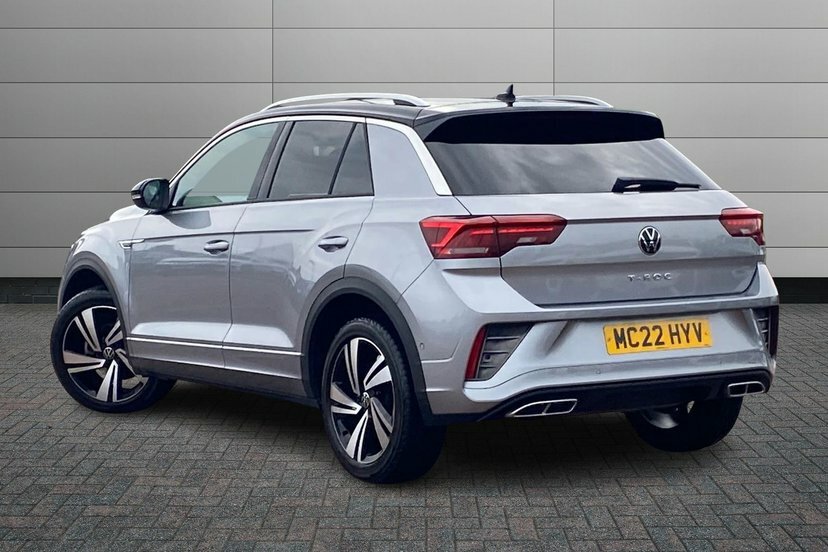 Volkswagen T-Roc 1.5 Tsi R-line Suv 150 Ps Silver #3