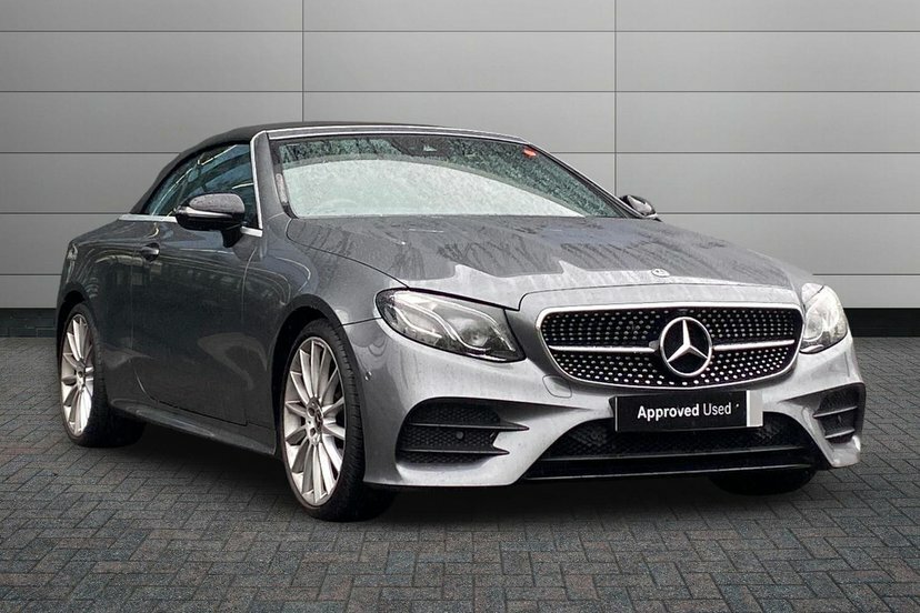 Mercedes-Benz E Class 2.0 E220d Amg Line Cabriolet G-tronic Grey