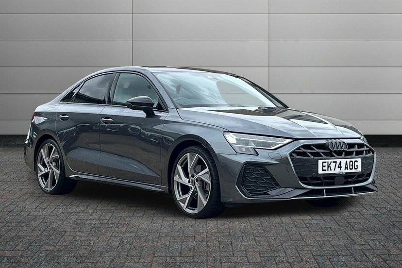 Audi A3 1.5 Tfsi 35 Black Edition Saloon S Tron Grey