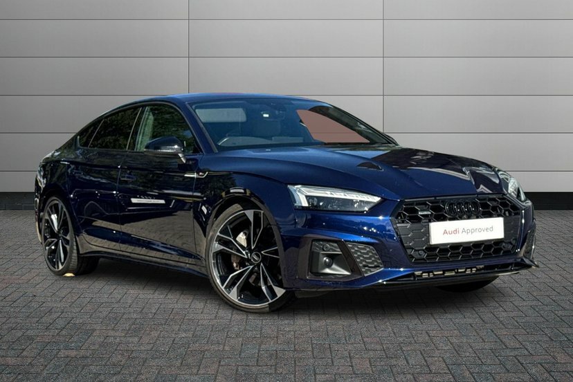Audi A5 2.0 Tfsi 45 Black Edition Sportback S T Blue