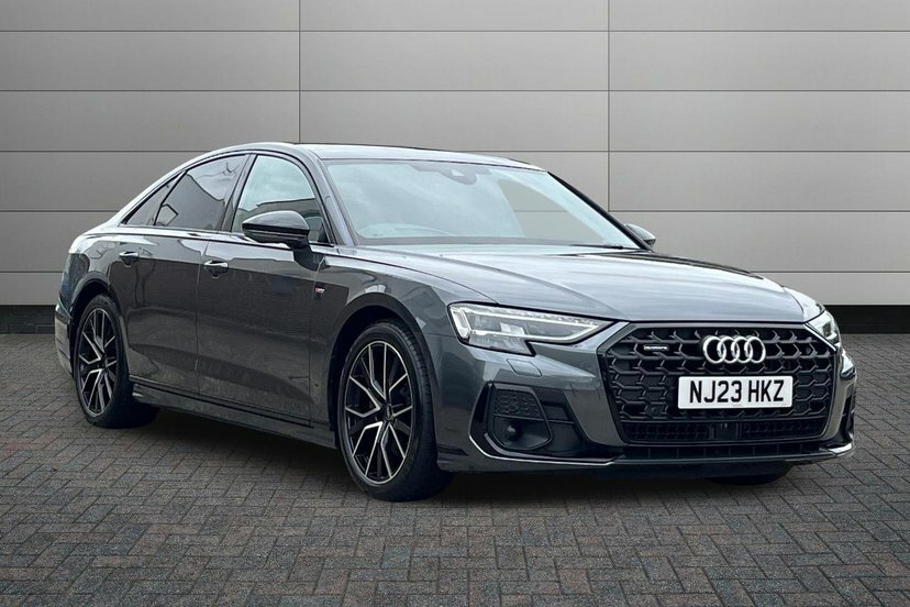 Audi A8 3.0 Tdi V6 50 Black Edition Saloon Tipt Grey