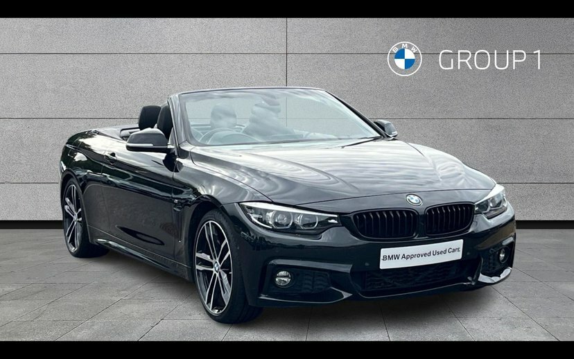 BMW 4 Series 420I M Sport Convertible Black