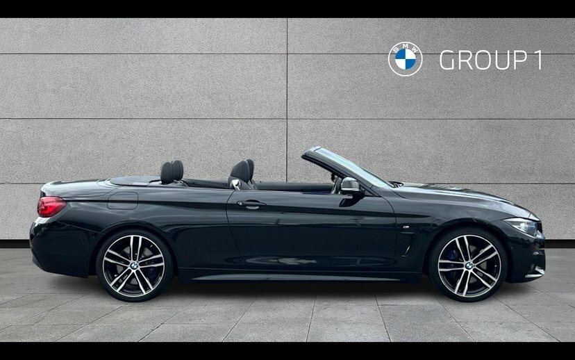 BMW 4 Series 420I M Sport Convertible Black #3