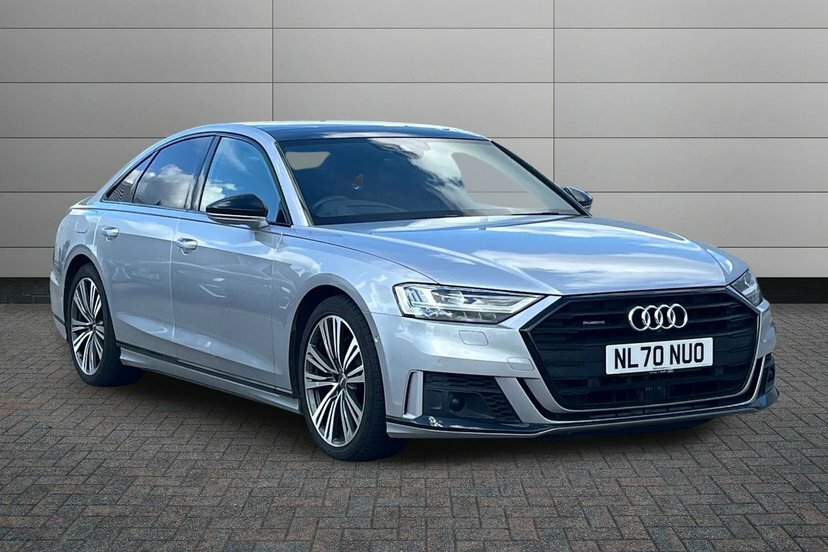 Audi A8 3.0 Tdi V6 50 Black Edition Saloon Tipt Silver