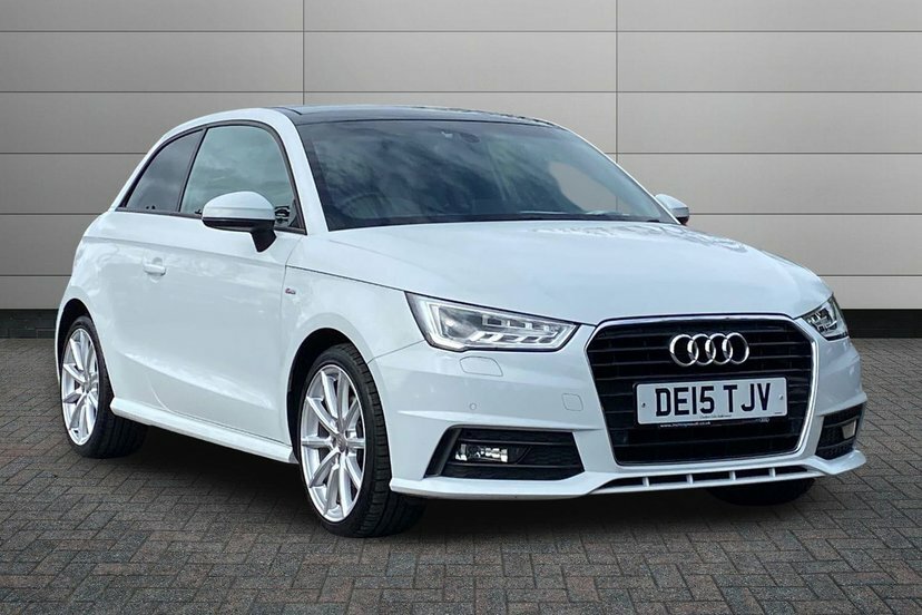 Audi A1 1.6 Tdi S Line Hatchback 116 Ps White