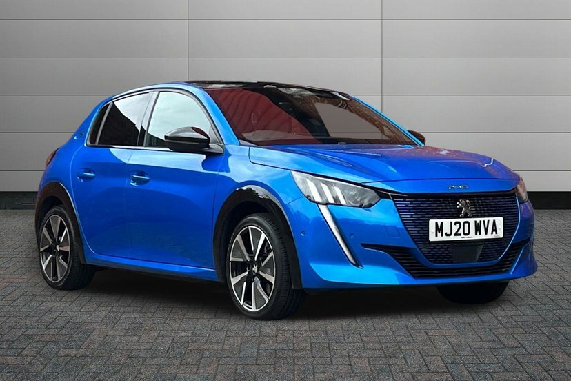 Peugeot e-208 50Kwh Gt Hatchback 136 Ps Blue