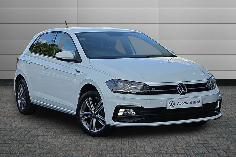 Volkswagen Polo 1.0 Tsi R-line Hatchback 110 Ps White