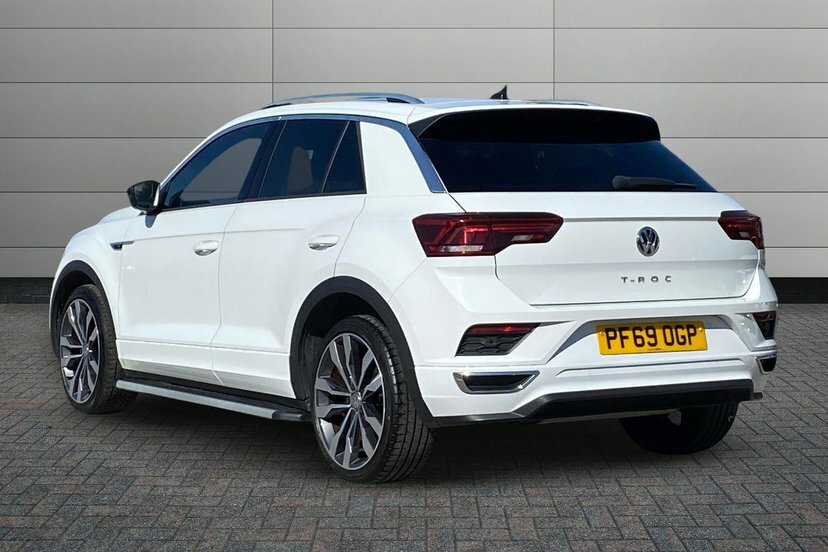 Volkswagen T-Roc 1.5 Tsi Gpf Evo R-line Suv 150 White #3