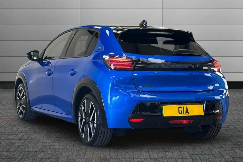 Peugeot e-208 51Kwh Gt Hatchback 11Kw Charger Blue #3