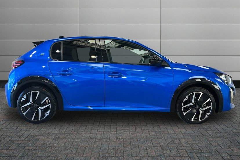 Peugeot e-208 51Kwh Gt Hatchback 11Kw Charger Blue #4