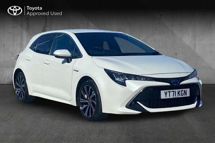 Toyota Corolla 1.8 Vvt-h Gpf Design Hatchback Hybrid C White