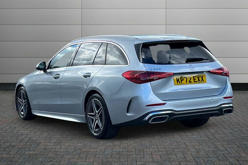 Mercedes-Benz C Class C300h Mhev Amg Line Estate Silver #2