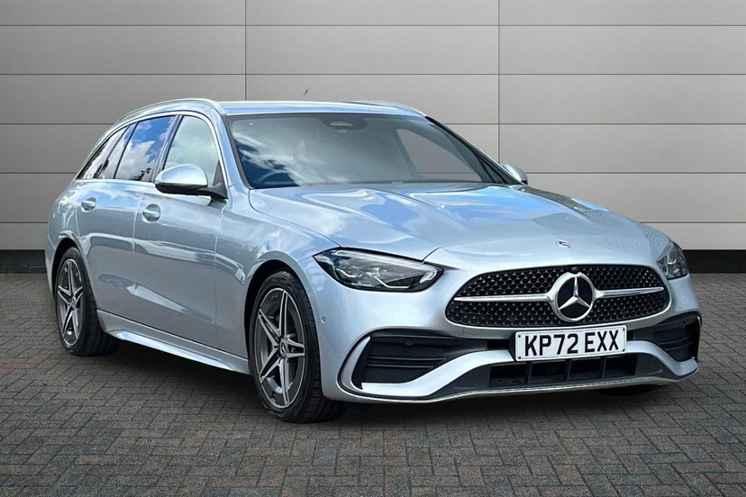 Mercedes-Benz C Class C300h Mhev Amg Line Estate Silver
