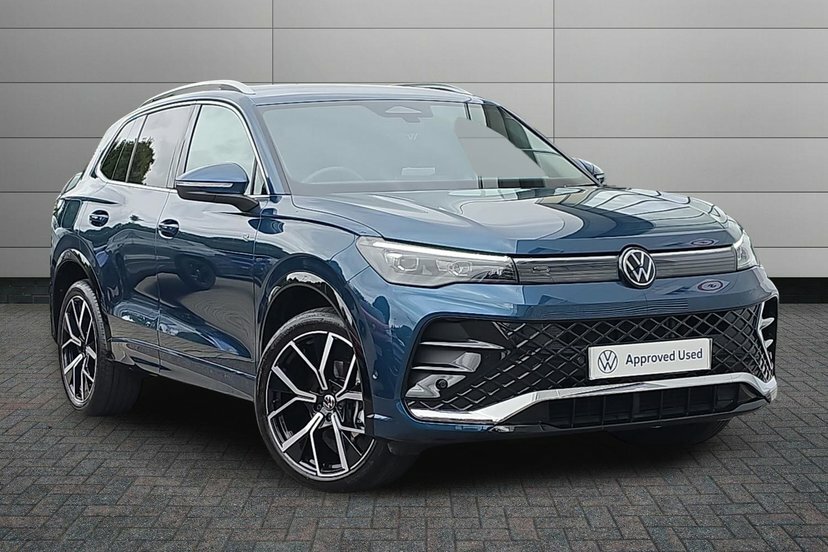 Volkswagen Tiguan 1.5 Etsi Mhev R-line Suv Hybrid Dsg 15 Blue