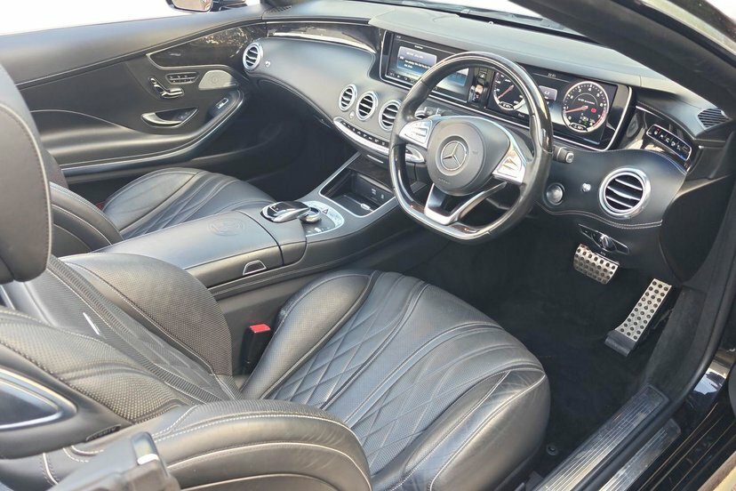 Mercedes-Benz S Class 5.5 S63 V8 Amg S Cabriolet Spds Mct 58 Black #5