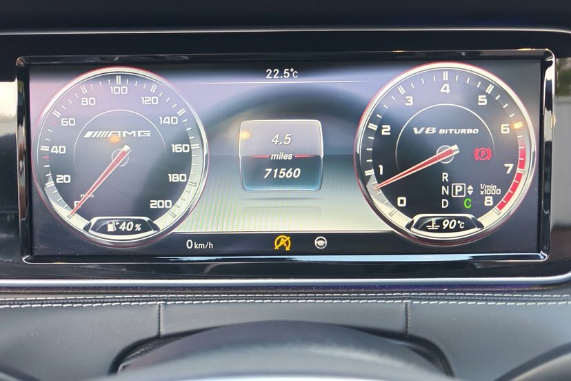Mercedes-Benz S Class 5.5 S63 V8 Amg S Cabriolet Spds Mct 58 Black #6