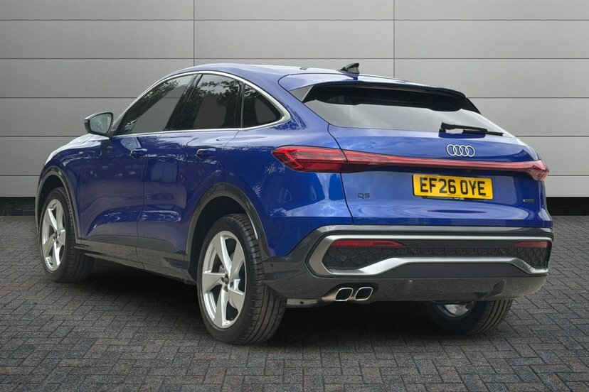 Audi Q5 2.0 Tdi S Line Sportback S Tronic Quatt Blue #3