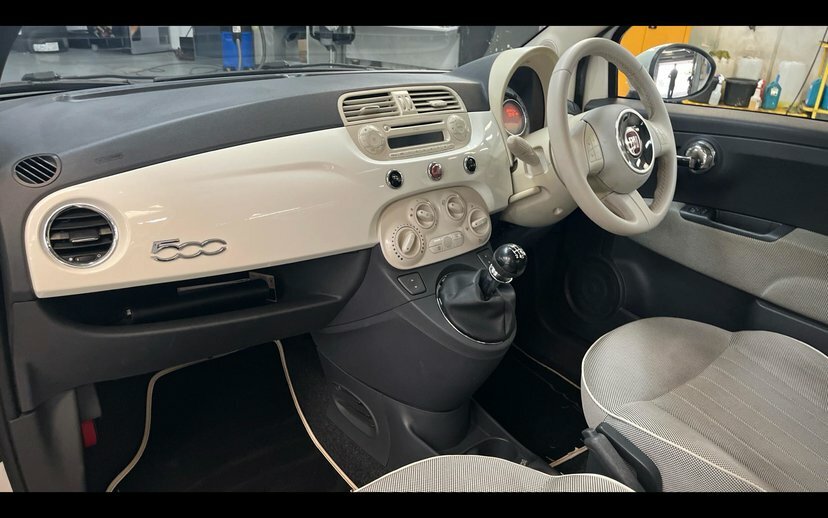 Fiat 500 Pop White #7