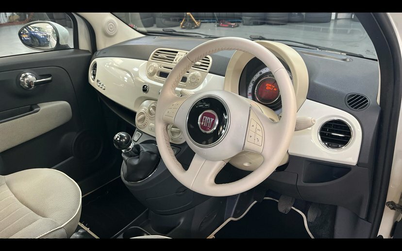 Fiat 500 Pop White #6