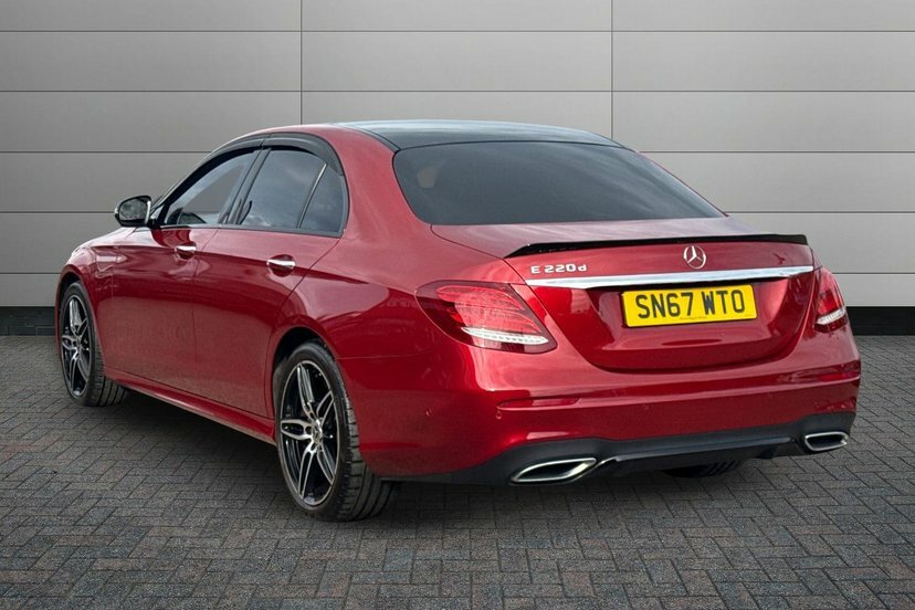 Mercedes-Benz E Class 2.0 E220d Amg Line Premium Plus Saloon Diese SN67WTO Red #3