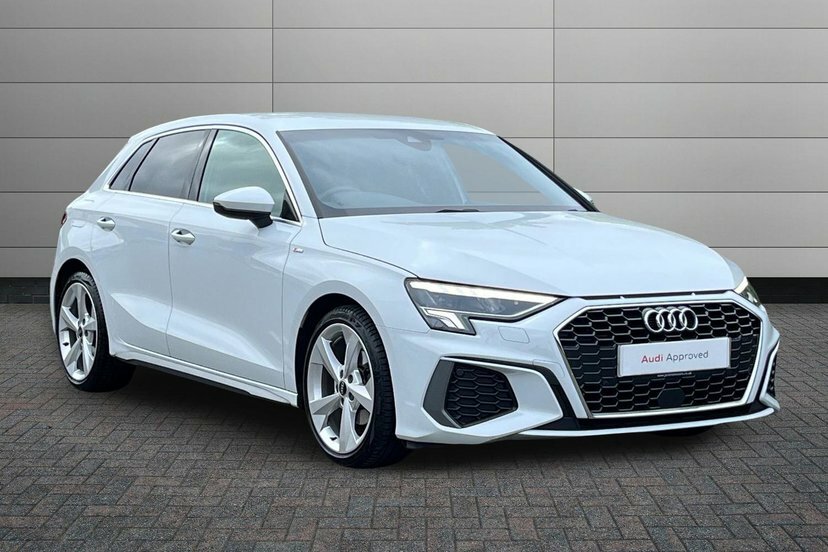 Audi A3 1.0 Tfsi 30 S Line Sportback S Tronic White