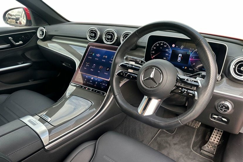 Mercedes-Benz C Class C220d Amg Line Premium Saloon BG23TPX Red #5