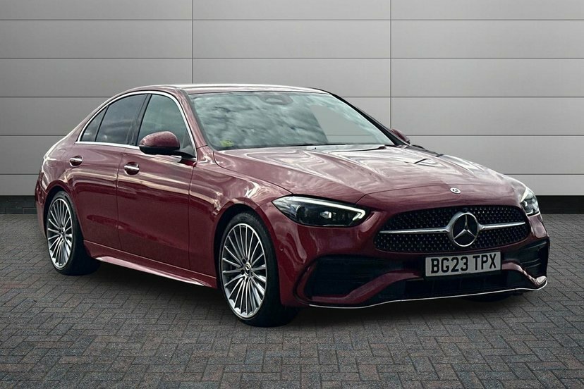 Mercedes-Benz C Class C220d Amg Line Premium Red
