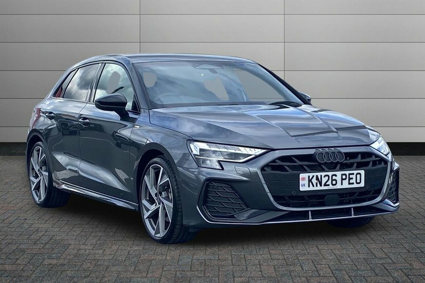 Audi A3 1.5 Tfsi Black Edition Sportback S Tron Grey