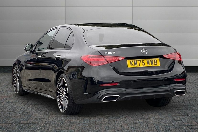 Mercedes-Benz C Class 1.5 C200h Mhev Amg Line Premium Plus Saloon Black #2