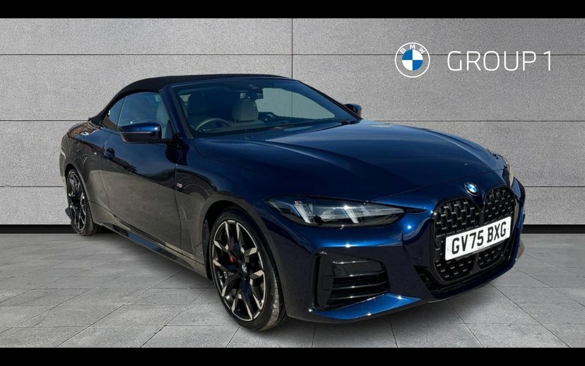 BMW 4 Series 2.0 420I M Sport Convertible 184 Blue