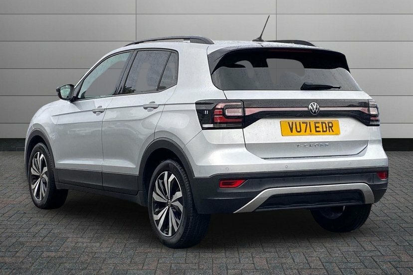 Volkswagen T-Cross 1.0 Tsi Black Edition Suv 110 P Silver #3