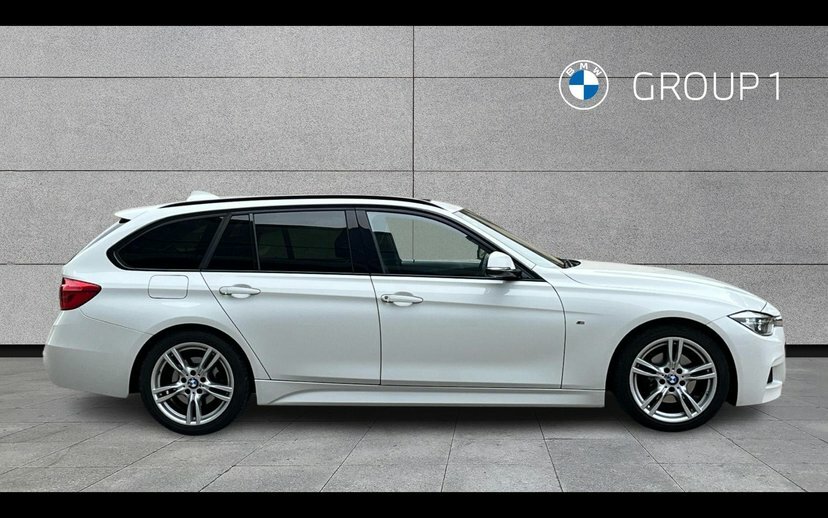 BMW 3 Series 320D M Sport Touring White #3