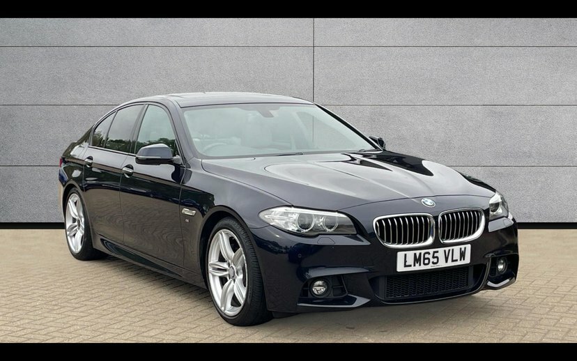 BMW 5 Series 3.0 530D M Sport Saloon 258 Ps Black