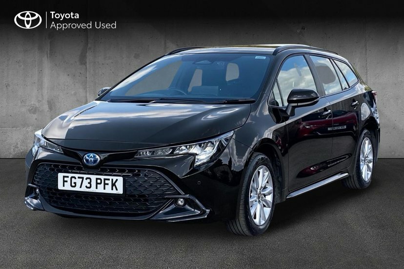 Toyota Corolla 1.8 Vvt-h Icon Touring Sports Hybrid Cv Black #2