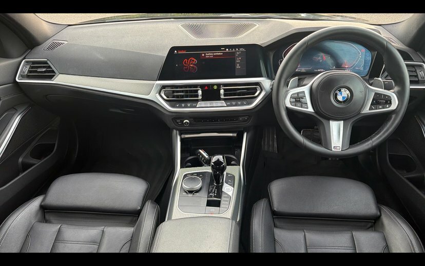 BMW 3 Series 2.0 320I M Sport Saloon 184 Ps Black #4
